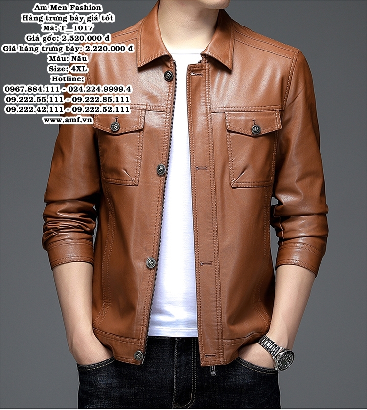 T1017 - Màu: Nâu - Size: 4XL