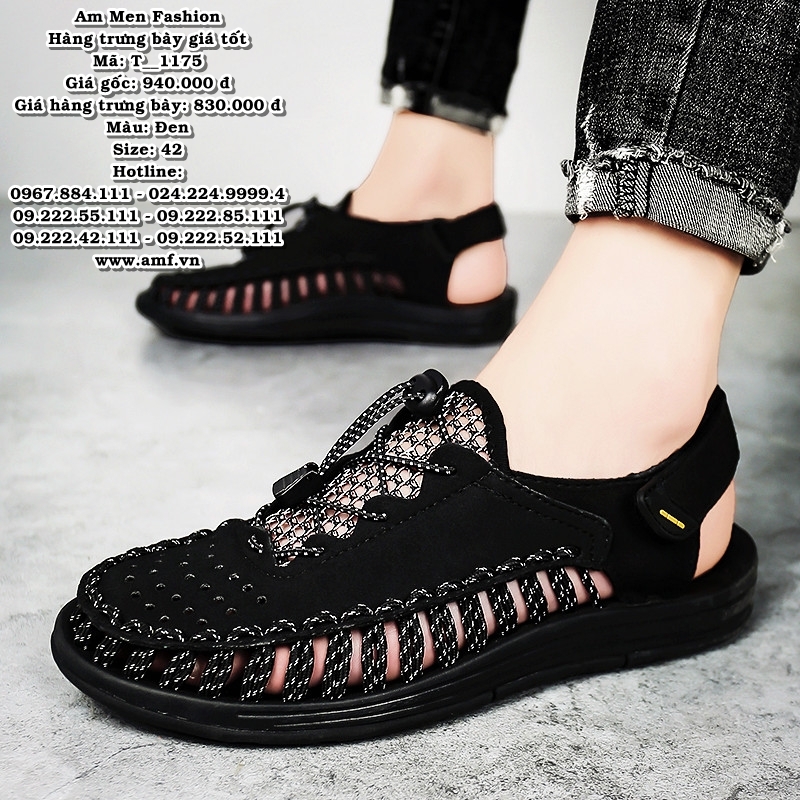 T1175 - Màu: Đen - Size: 42