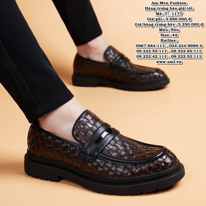 T1177 - Màu: Nâu - Size: 44