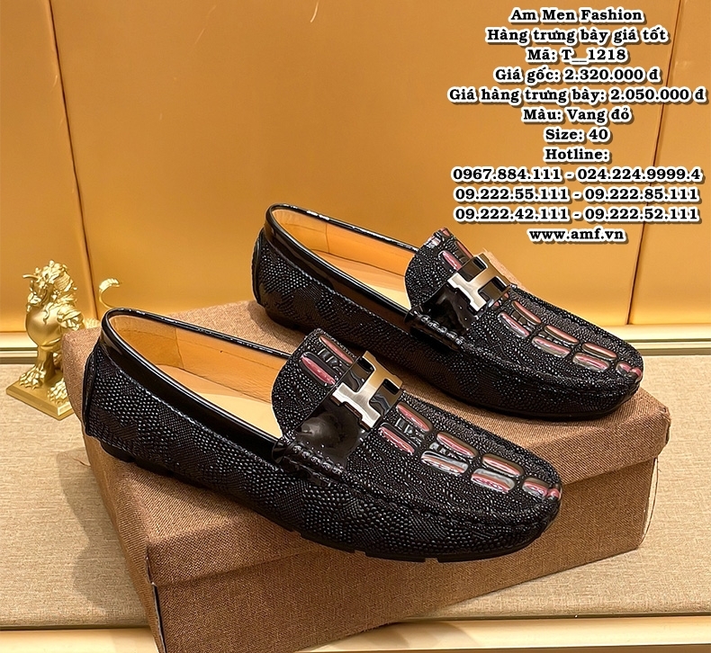 T1218 - Màu: Vang đỏ - Size: 40