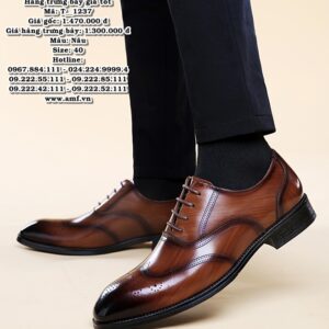 T1237 - Màu: Nâu - Size: 40