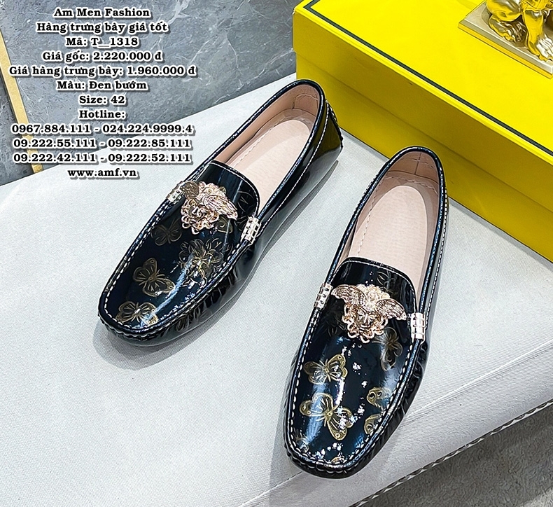 T1318 - Màu: Đen bướm - Size: 42